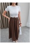 Short Sleeve Flared Skirt Dress - 3