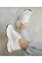Women's Summer Sneakers High Sole Lace-up Walking Shoes - 4