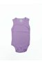 Baby Girl 100% Cotton 3 Pieces Summer Bodysuit with Straps and Snap Fasteners - 4