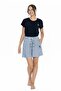 U.S. Polo Assn. 20034 Navy Blue Striped Shorts Set