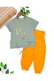 Girl's Summer Muslin Pants and Long Back T-Shirt 2-3-4-5-6 Years Old Bottom Top Set - 2