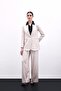 Zebra Patterned Trousers - Powder - 2