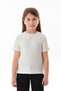 Baby Collar Ribbed Girl's T-Shirt