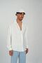 Sofia Linen Oversize White Men's Shirt - 3