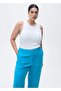 Straight-Cut Fabric Trousers - 7