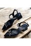 Stone Detailed Pointed Toe Short Heel Daily Evening Dress Shoes