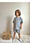 Poplin Fabric Boy's Shorts Suit - 4