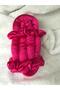 Fuchsia Pink Heatless Hair Styling Hair Sausage Satin Scrunchie Set - 5