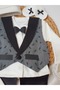 0 6 Months Newborn - 100% Cotton 6-Piece Vest Mevlüt Circumcision Set - 3