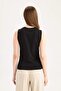 Regular Fit Crew Neck Basic Plain Sleeveless Undershirt E7619Ax25Sp - 6