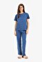 Pajama Set Short Sleeve Top Elastic Waist Bottom E5820Ax25Sp