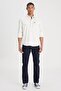 Loose Fit Relaxed Cut 100% Cotton Beige Shirt - 5