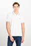 100% Cotton Regular Fit Regular Cut White Polo Neck T-Shirt