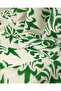 Creamy Leaf Patterned Cotton Linen (Width 150 cm X Length 220 cm) - 6