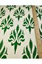 Creamy Leaf Patterned Cotton Linen (Width 150 cm X Length 220 cm) - 2