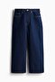 Wide High Cropped Jeans