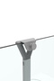 Height Adjustable Stainless Oval Bathroom Shelf 2-Piece-Transparent - 4