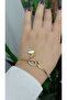 Steel Does Not Tarnish Butterfly Round Design Zircon Stone Bracelet - 3