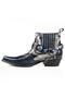 Navy Blue Men's Cowboy Boots (Gar) - 4