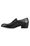 Men's Black Classic High Heel Shoes - 5
