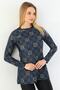Single Top Lycra Blouse Swimsuit Full Hijab Swimsuit 2365 Black - 3