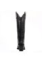 Women's Cowboy Boots Black Leather (Parma) - 3