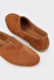 Tan Leather Women's Casual Shoes - 5