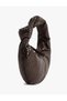 Faux Leather Knitted Textured Knot Detailed Shoulder Bag - 3
