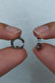 Pair of 3mm Compression Male Steel Earrings Without Hole to Ears Mse1 - 4