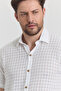 Men's Shirt - Muslin Waffle Checkered Collar Short Sleeve Shirt - 4045 - 5