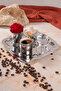 1 Lux Daisy Model Stainless Steel Silver Serving, Tea, Coffee, Refreshment and Presentation Tray - 2