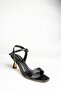 U569519904 Black Fabric Low Heeled Women's Shoes - 4