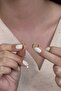 Ring Thin Shiny Men's Unisex Steel Earrings Pair 2 Pcs Mse5-2 - 5