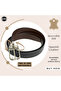 Genuine Leather Reversible Belt for Men, Black & Brown or Tan Formal Belt Men's Leather Belt - 4
