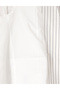 Ecru Linen Blended Comfort Fit Double Breasted Jacket 50300067-Vr019 - 6