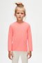 fuchSia PhoSphor UniSex Children'S SeaSonal T-Shirt - Crew Neck, Long Sleeve - 3