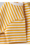 Boys' Yellow Striped Cotton Polo T-Shirt - 4