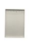 Domestic Production Suede Fabric Cream Color 34/24 cm Standing Necklace Display Stand - 3