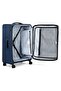 Sky Max 2.0 79.5cm Softcase 4 Double Wheel Expandable Check-In Luggage Trolley Blue - 7