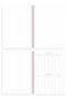 A4 Spiral Cardboard Cover Set of 2 Lined School Notebooks 80 Sheets, Fruits with Lesson Schedule - 8