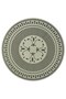 TUVIRIS Place mat, grey-green/patterned plastic, 37 cm