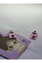 Dd58 English Letter Figured Girl's Hair Clip (3 cm) School Hair Clip Pink Red - 4