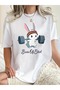 Unisex Fun Rabbit Printed Crew Neck T-Shirt