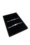 Domestic Production Suede Fabric Black Color 34/24cm 14 Pieces Stepped Drawer Bracelet Tables