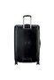 Cruise 80cm Hardcase 4 Double Wheel Check-In Luggage Trolley Black - 2