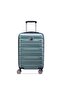 Air Armour 55cm Hardcase Expandable 4 Double Wheel Cabin Luggage Trolley Green