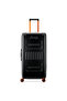 Jh002B 80 cm Hardcase 4 Double Wheel Expandable Check-In Luggage Trunk Black