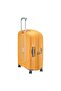 Recycled Clavel 70Cm 4 Double wheel Expandable Check-In Luggage Trolley Yellow - 3