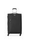 Pin Up 6 78cm Softcase 4 Double Wheel Expandable Check-In Trolley Case Black