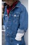 Boy's 100% Cotton Bottom-Top Boyfriend Jean Denim Set
